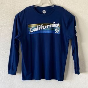 HOME FREE Men’s Dark Blue Long Sleeves T Shirt Size XL